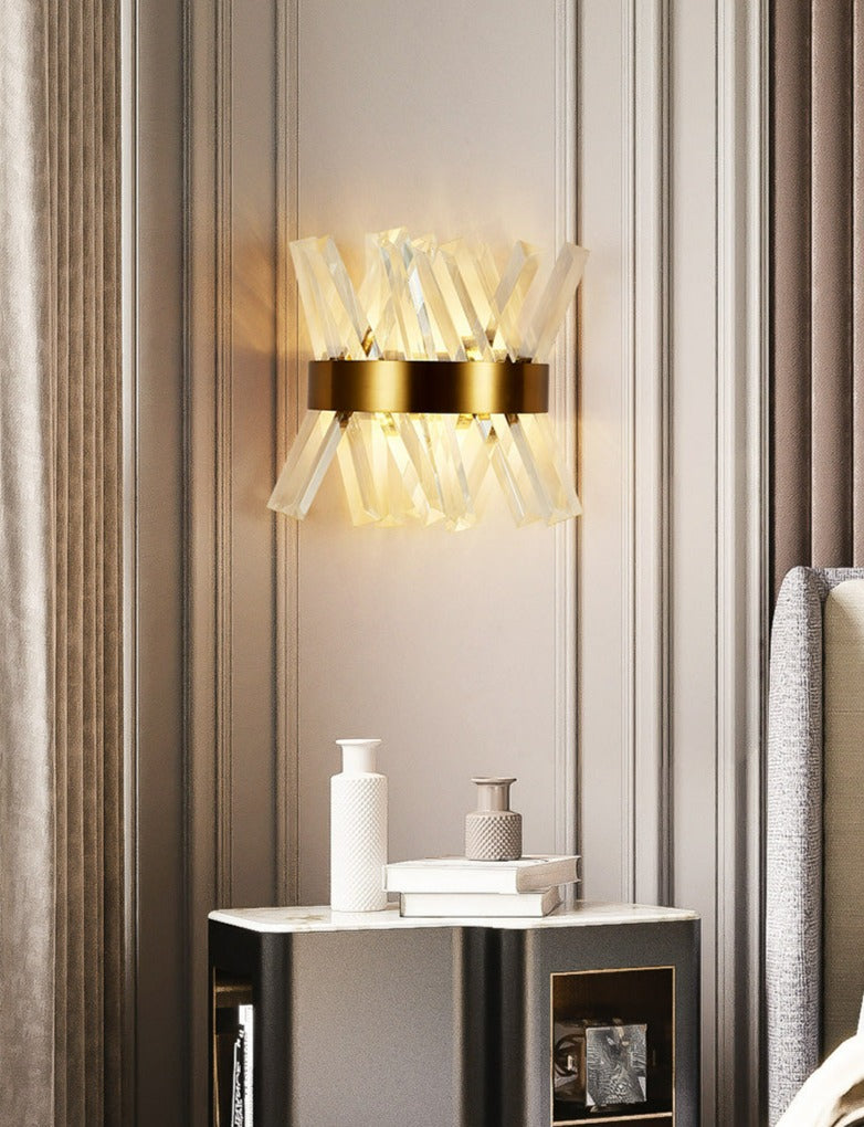 Miravique Crystal Wall Sconce