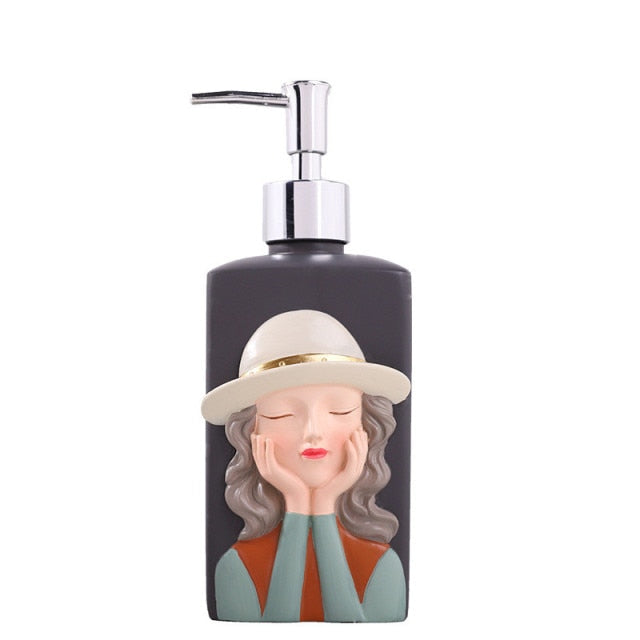 Charming Girl Refillable Hand Sanitizer Bottle