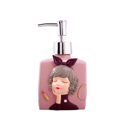 Charming Girl Refillable Hand Sanitizer Bottle