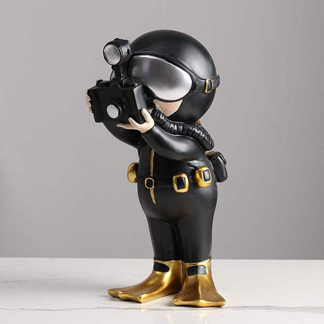 Miniature Scuba Diver Figurine