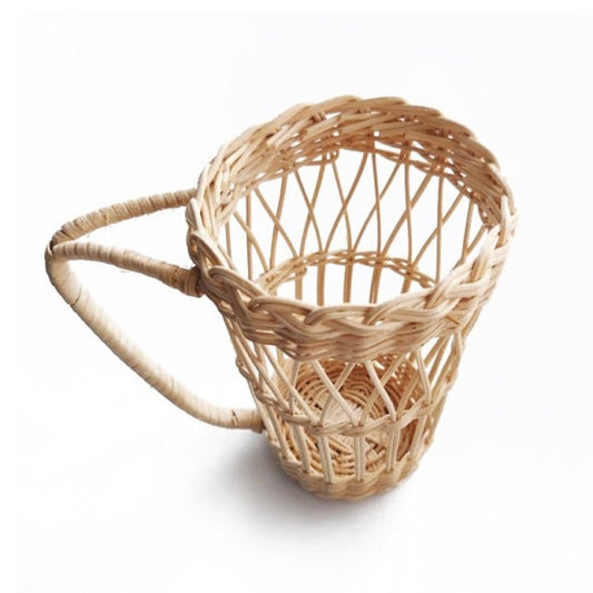 Rattan Woven Glass Holder