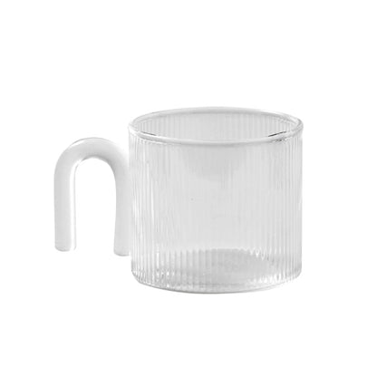 Ripple Clear Glass Mug