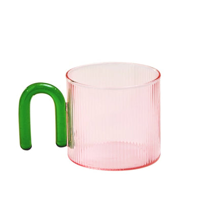 Ripple Clear Glass Mug