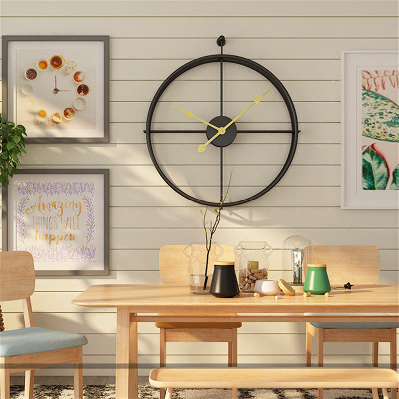 Miravique Minimalist Metal Wall Clock Large