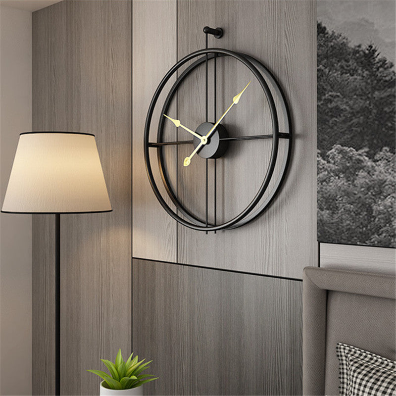 Miravique Minimalist Metal Wall Clock Large