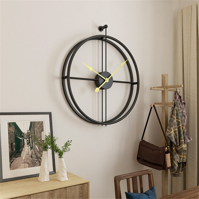 Miravique Minimalist Metal Wall Clock Large