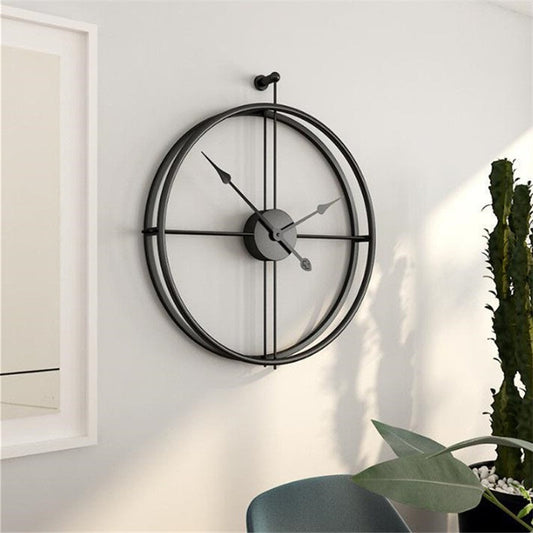 Miravique Minimalist Metal Wall Clock Large