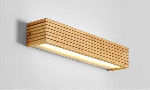 Miravique - Modern Japanese Wooden Wall Lamp