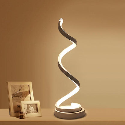 Modern 20W Spiral LED Table Lamp