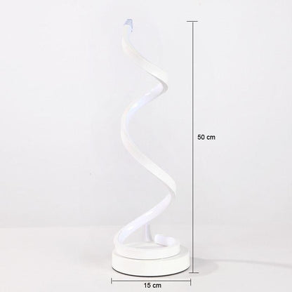 Modern 20W Spiral LED Table Lamp