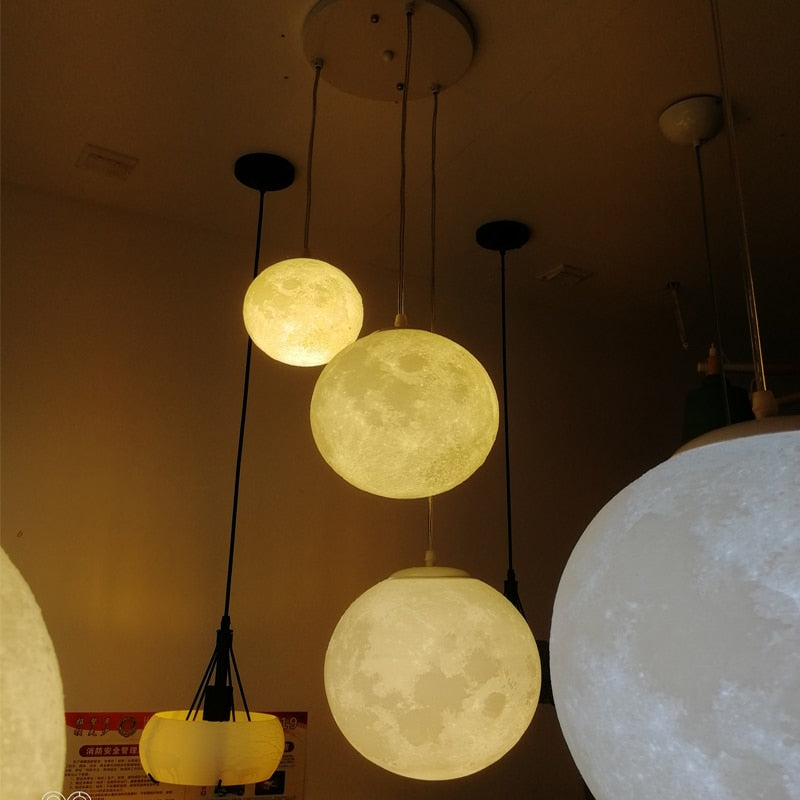 Full Moon 3D Hanging Lamp