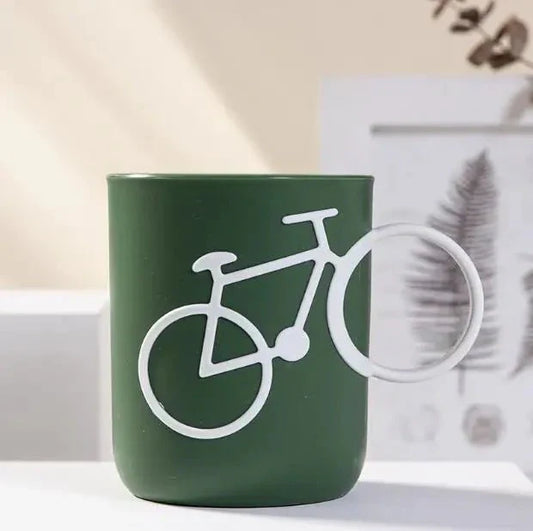 Quirky Bicycle Handle Plastic Mug