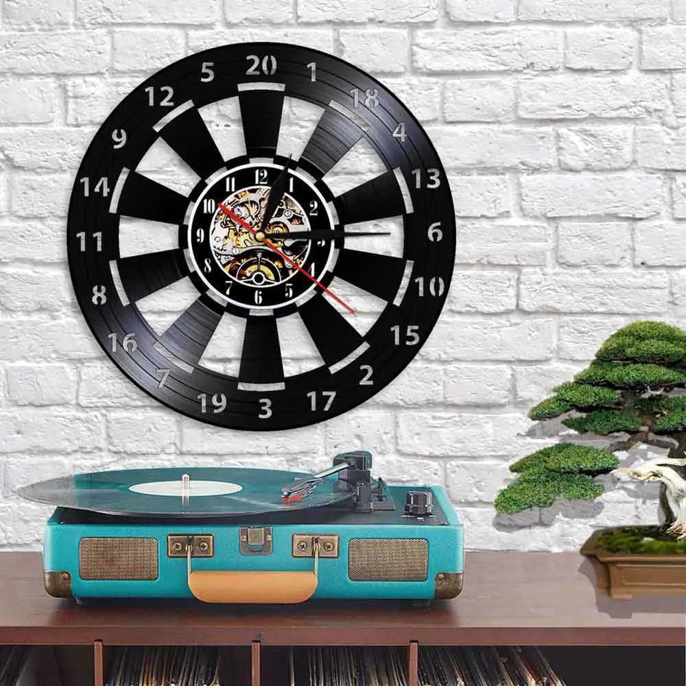 GlowDart - Stylish vinyl wall clock