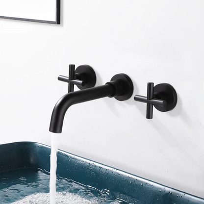 Miravique Two-Handle Wall Mounted Faucet