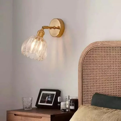 Retro – Wall lamp Glass Tulip button