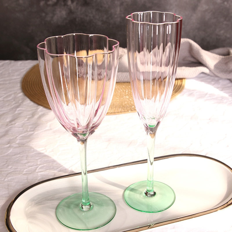 Tulipan Petal Wine Glasses