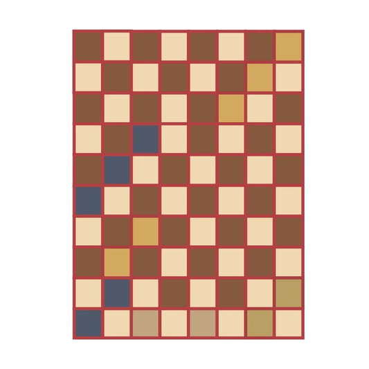 Retro Lattice Soft Rug