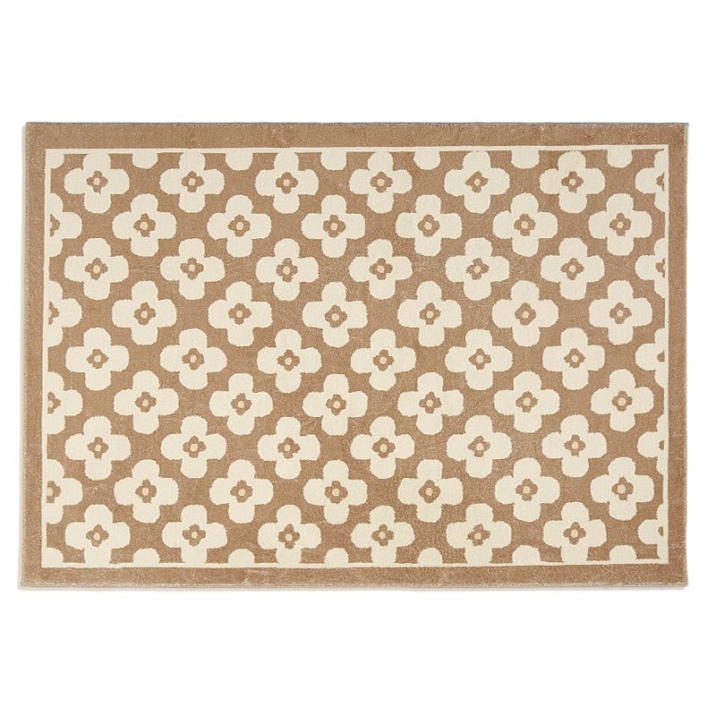 Retro Style Classic Flower Pattern Rug