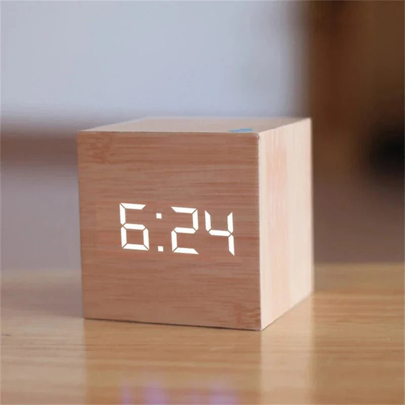 Retro Style Digital LED Alarm Clock