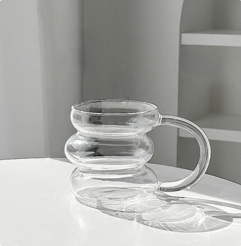 Ripple Balance Glass Cup