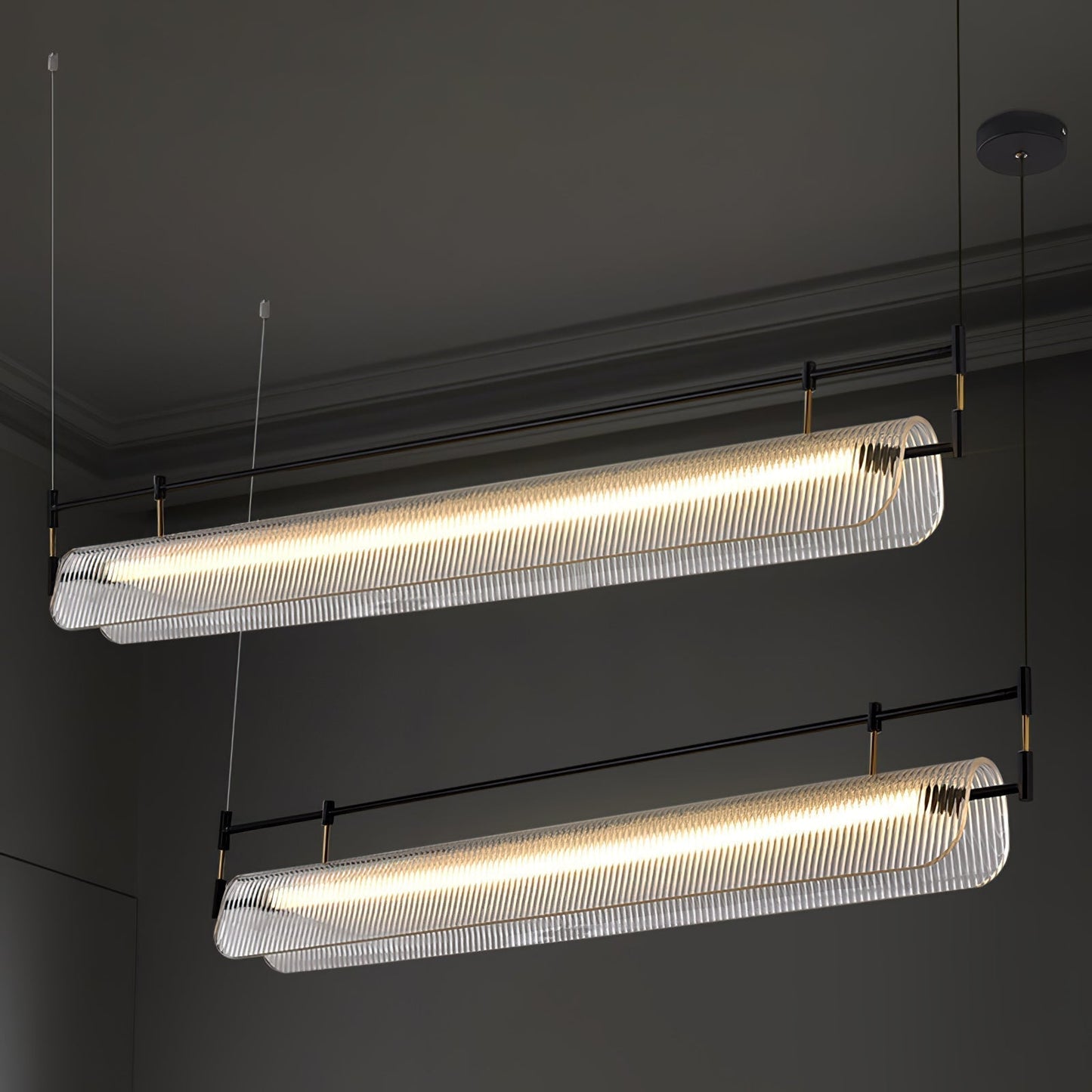 Samuel Linear Strip Chandelier