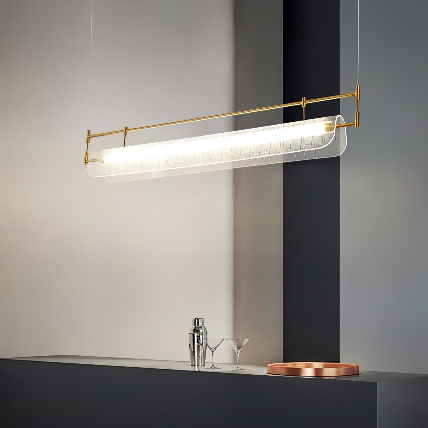 Samuel Linear Strip Chandelier