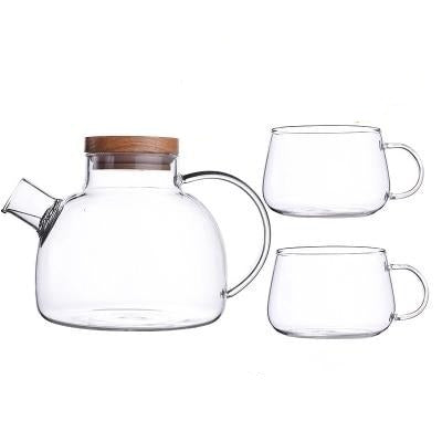 Scandinavian Glass Teapot Set