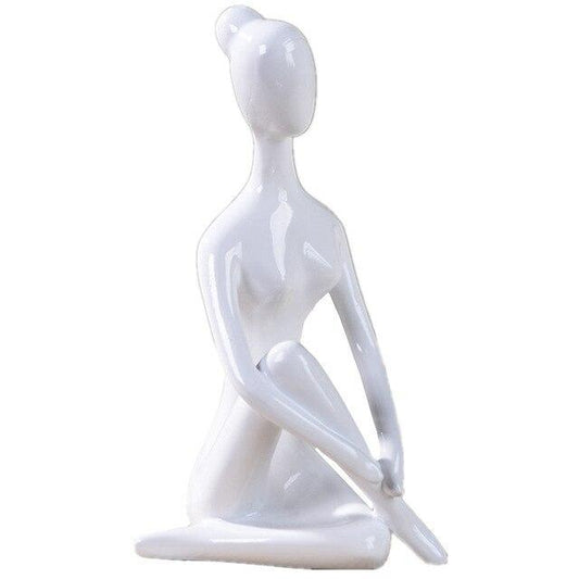 Shanti Yoga Girl Statuette