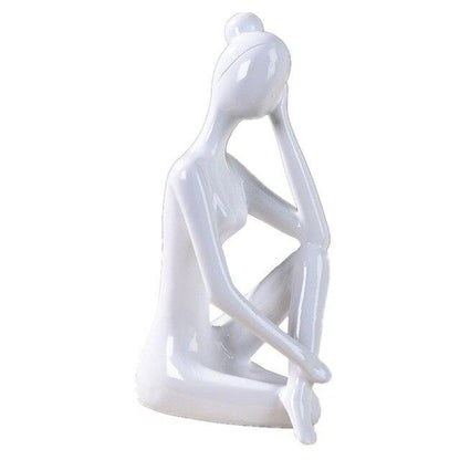 Shanti Yoga Girl Statuette