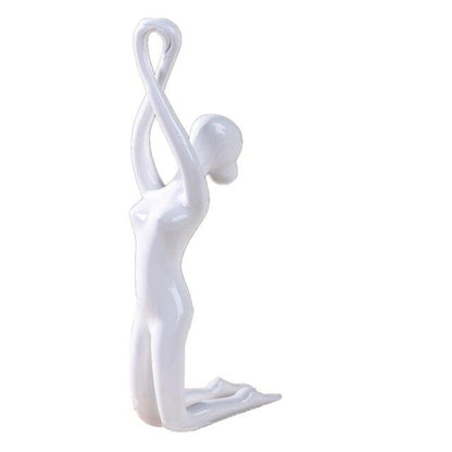 Shanti Yoga Girl Statuette