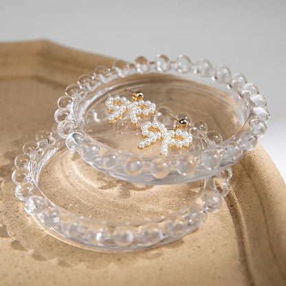 Shell Shaped White Ceramic Jewellery Tray