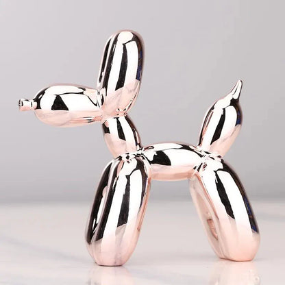 Shiny Resin 'Balloon Dog' Living Room Ornament