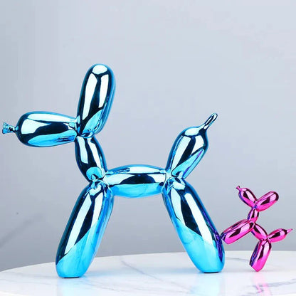 Shiny Resin 'Balloon Dog' Living Room Ornament