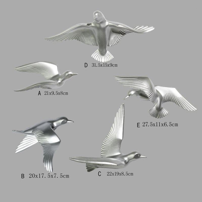 Flock of Doves Wall Decor