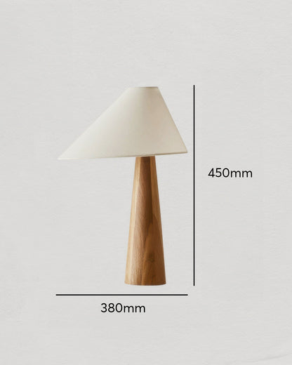 Serene Retreat Solid Wood Floor Lamp