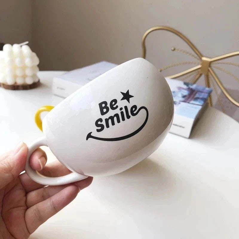 Smiley Face Ceramic Coffee Mug