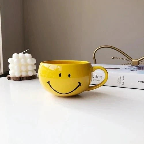 Smiley Face Ceramic Coffee Mug