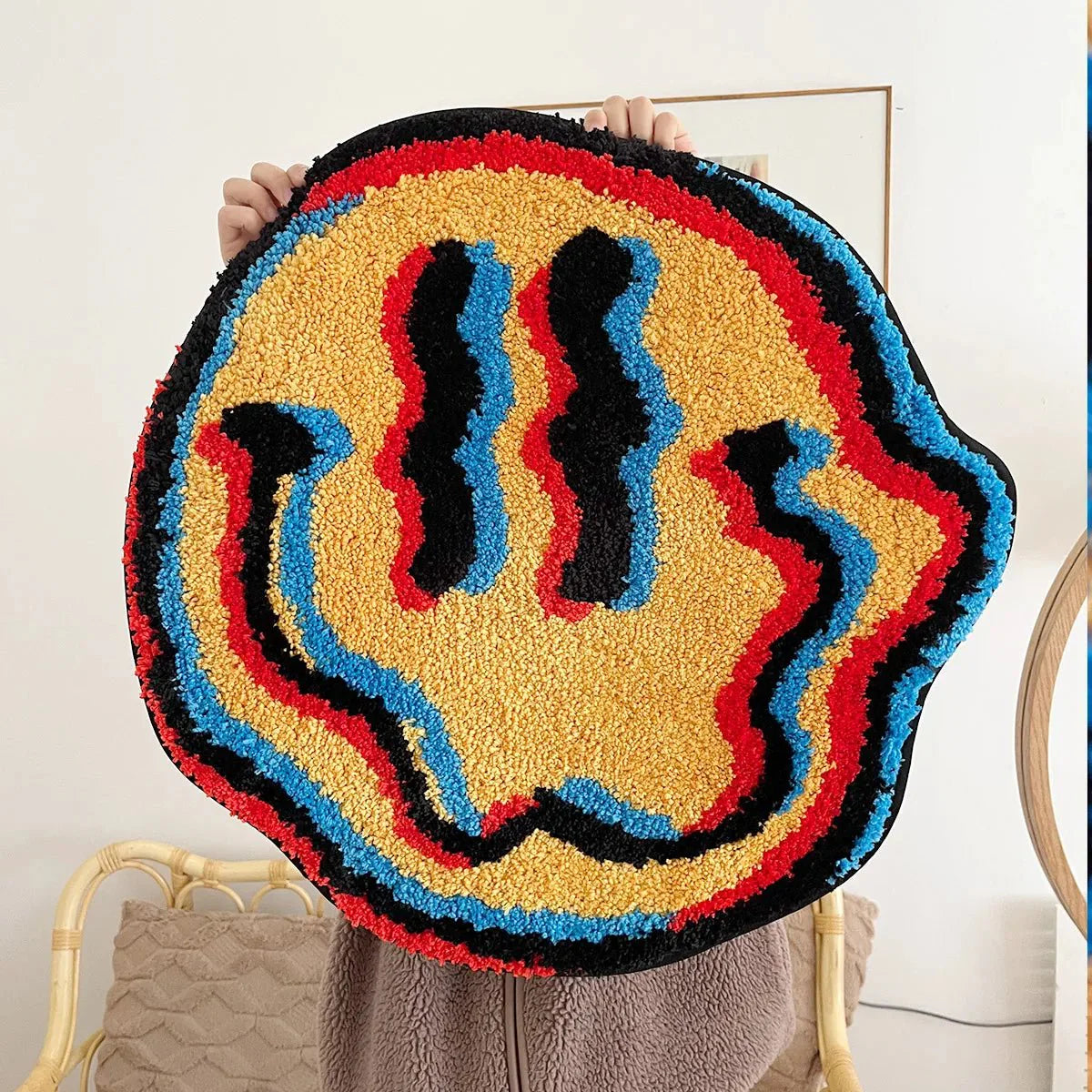 Smiling Face Bedroom Rug