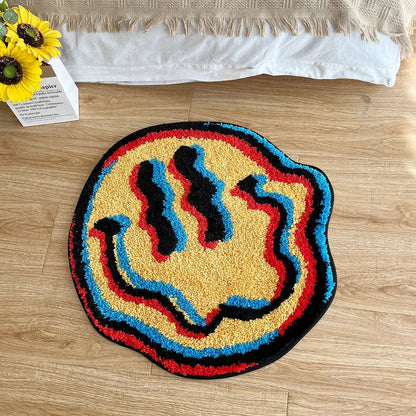 Smiling Face Bedroom Rug