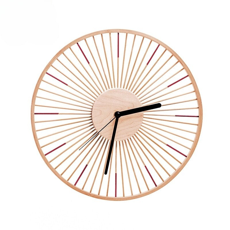 GloBam - Modern Bamboo Wall Clock by Ash