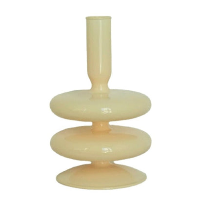 Stylish Ivory Coloured Candle Holders