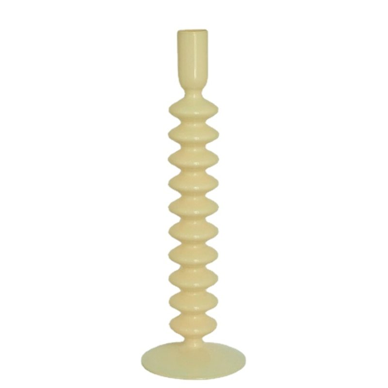 Stylish Ivory Coloured Candle Holders