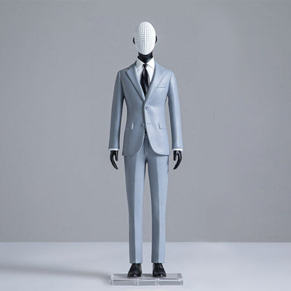 Male Model In Suit Hand-Carfted Statue