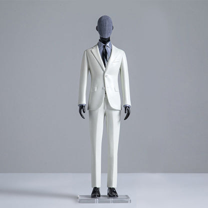 Male Model In Suit Hand-Carfted Statue