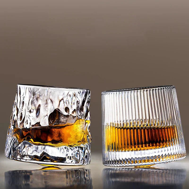 Ripple Effect Whiskey Glass – Elegant, Eco-Friendly, and Perfect for Any Occasion