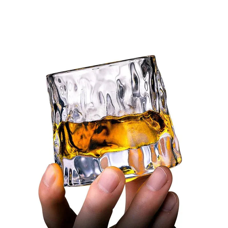 Ripple Effect Whiskey Glass – Elegant, Eco-Friendly, and Perfect for Any Occasion