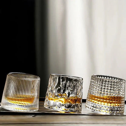 Ripple Effect Whiskey Glass – Elegant, Eco-Friendly, and Perfect for Any Occasion