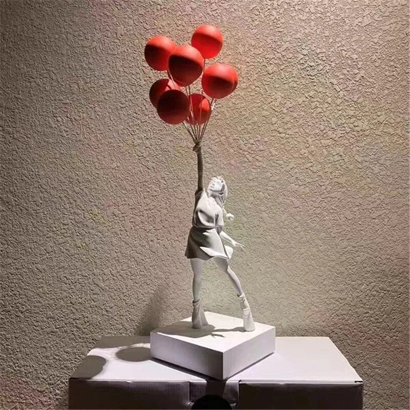 Banksy Balloon Girl Statue