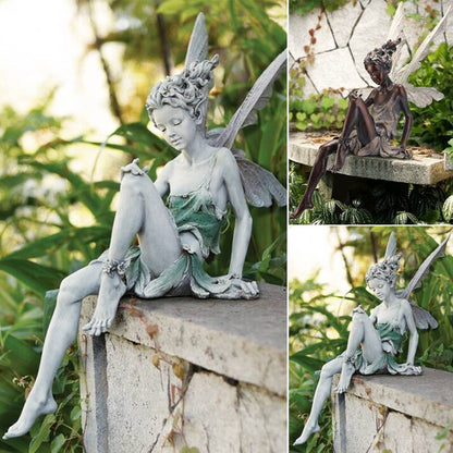 Tudor And Turek Sitting Fairy Statue