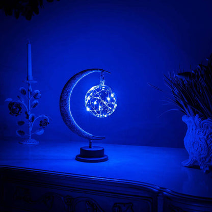 Lunara - Warm Glass Moon Lamp